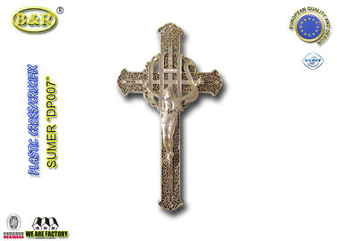 Πλαστικά χρυσά cristos crucifijos Υ plasticos σταυρών χρώματος νεκρικά και Crucifix DP007 30cm*17cm