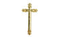 Χρυσός σταυρός χρώματος και Crucifix νεκρική διακόσμηση DP021