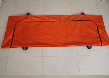Πορτοκαλιά τσάντα πτωμάτων ατόμων ISO9001 ενήλικη εύκολη να κινηθεί 200*73cm