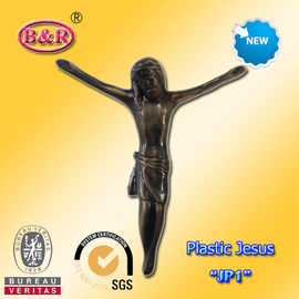 Ο πλαστικός Ιησούς Cross και Crucifix πρότυπο «JP1» μέγεθος 13×15cm νεκρική διακόσμηση