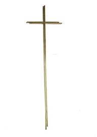 REF κανένα Crucifix 65×19 εκατ. διακοσμήσεων/μετάλλων φέρετρων D066 για την κασετίνα
