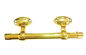 Μέγεθος 25*10cm υλικού H024 φραγμών φέρετρων λαβών φέρετρων μετάλλων της Ιταλίας σχεδίου αυγών zamak χρυσός